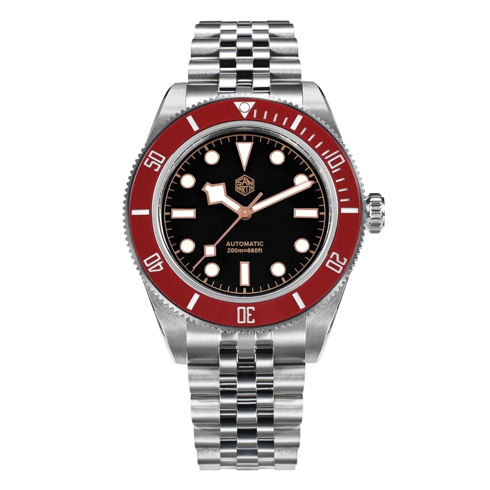 San Martin SN0128G Classic BB Diver męskie zegarki NH35 automatyczny mechaniczny szafirowy ceramiczny pierścień zegarek na rękę ze stali nierdzewnej