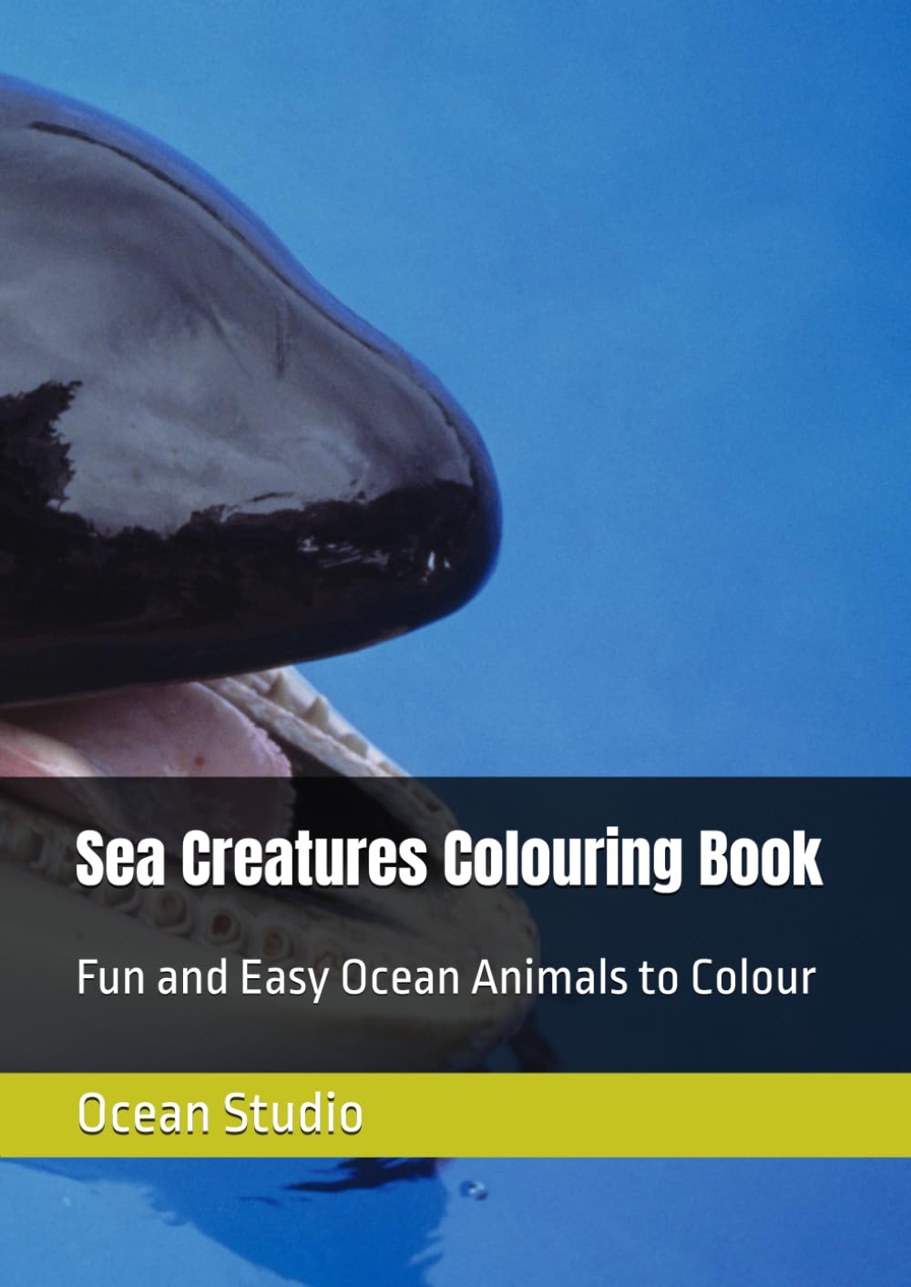 Sea Creatures Colouring Book: Fun and Easy Ocean Animals to Colour