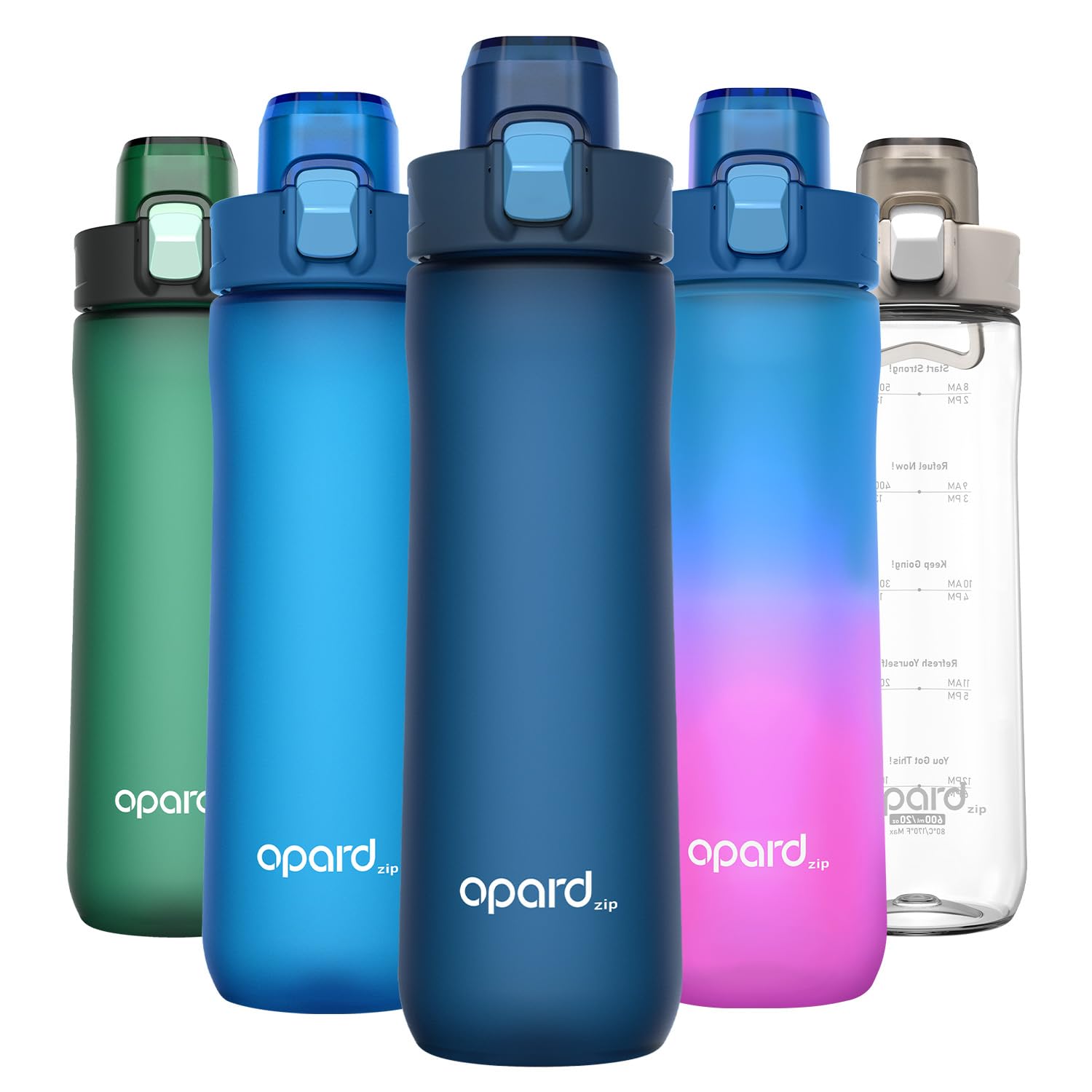 Sports Water Bottles 20/24 Oz BPA Free Leak Proof Tritan Plastic Bottle Flip Top Kids Water Bottle Fast Flow