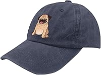 Vista 2 de devor Gorra de béisbol con diseño de perro pug para papá
