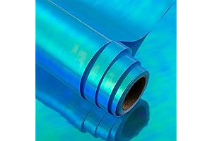 MAYPLUSS Metallic Blue Wrapping Paper Roll