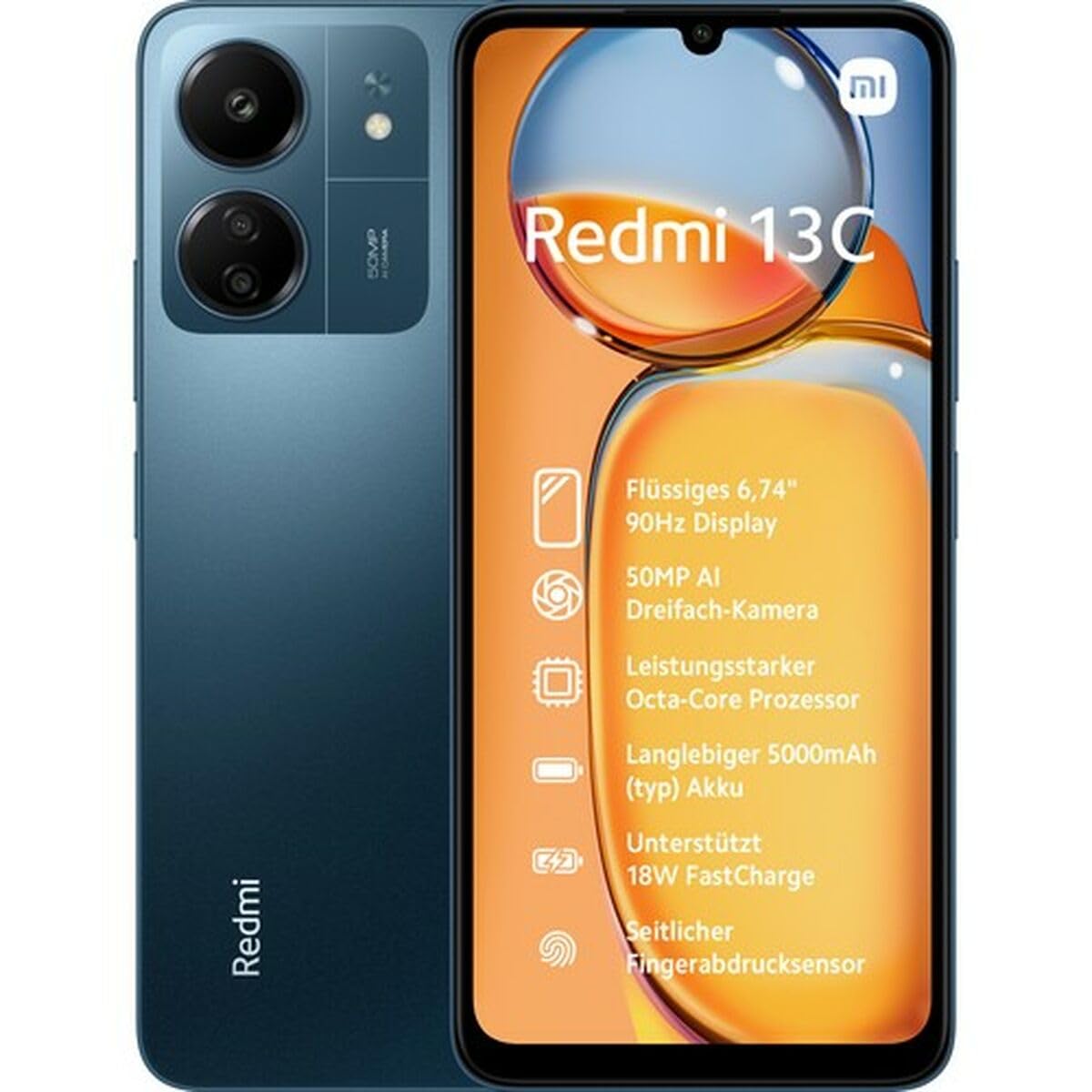 Xiaomi Redomi 13C ブルー 8GB 256GB グローバル版 Xiaomi Redmi 13C 8GB RAM 256GB ROM [Global Version] (Navy