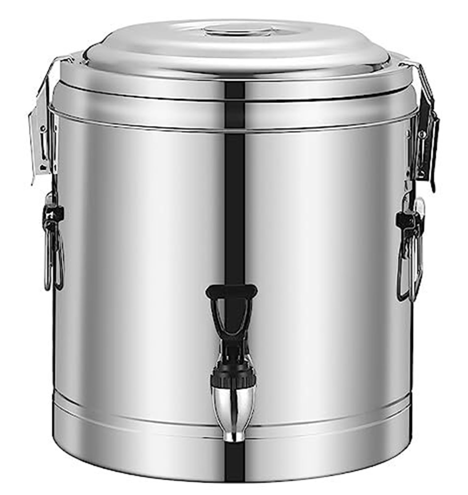 asdchZen Stainless Steel Insulated Beverage Dispenser With Tap, For Catering, Hot & Cold Drinks,10l