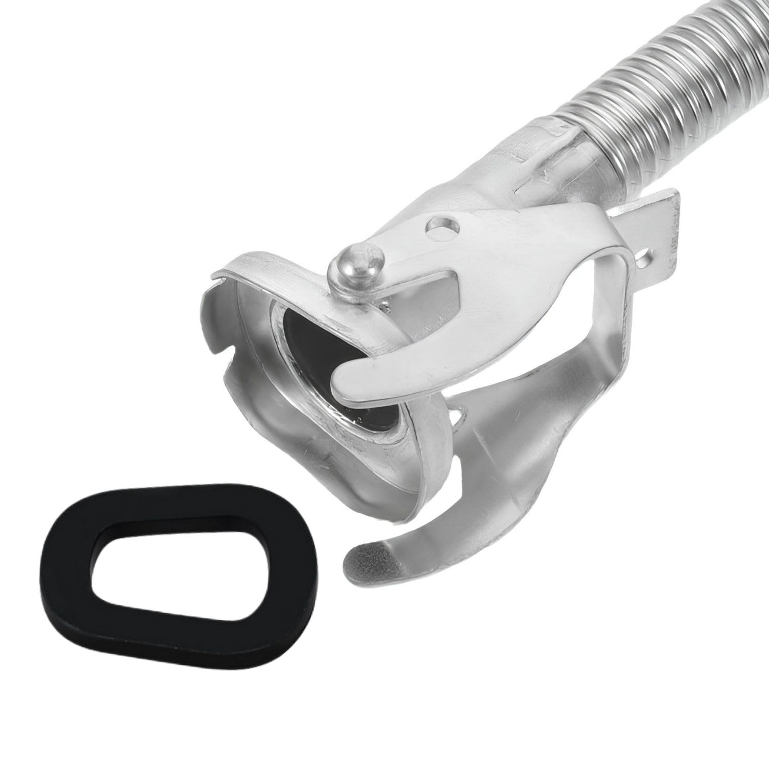 Edelstahl Einfüllstutzen Kanister Ausgießer, flexibler Benzinkanister Ausgießer für 5/10/20l Kanister, 30 cm Kaniste Auslauf für Auto, Motorrad, Schiff, Lastwagen