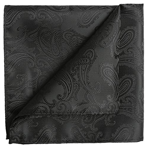 Image of KissTies Mens Paisley Tie And Pocket Square Necktie Sets