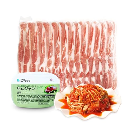 〔M＆N Corporation〕〔サムギョプサル3kg+キムチ500g+サムジャン170g〕〔韓国焼肉セット・BBQ肉〕のサムネイル