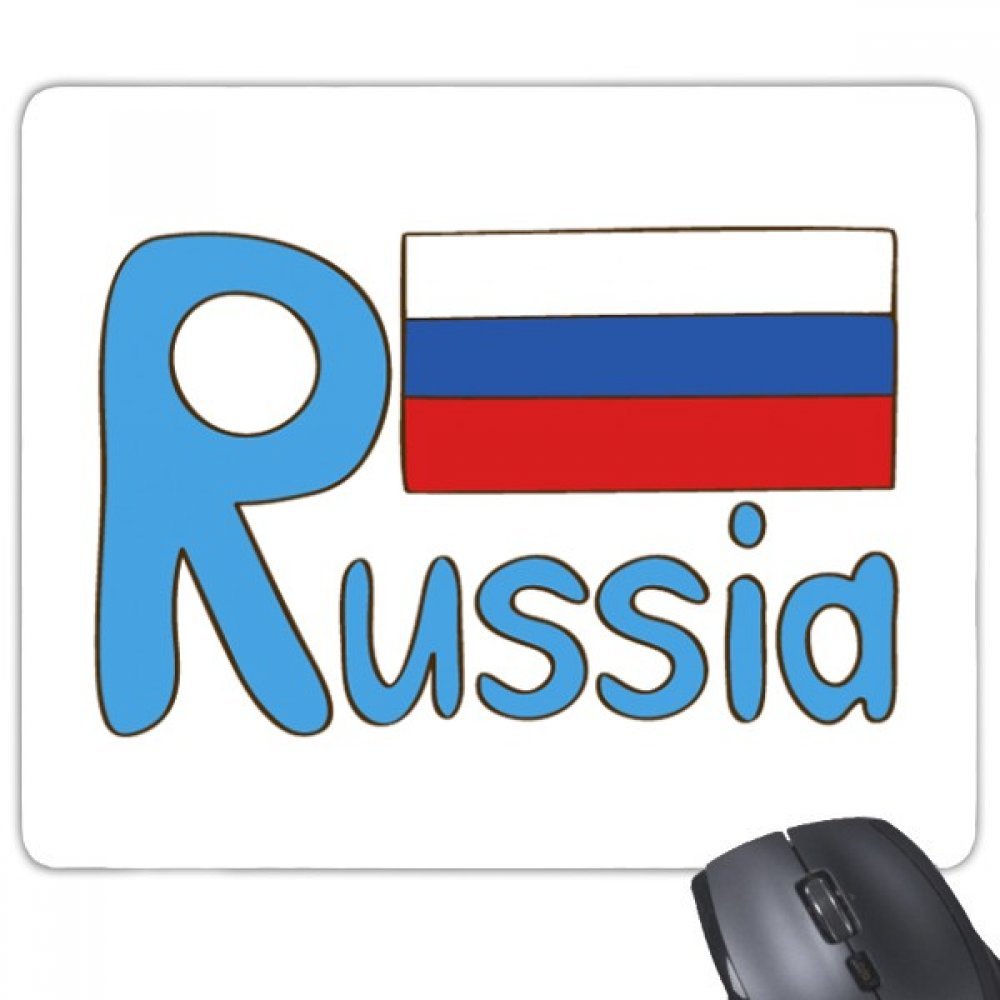 Tapis de souris Russie cadeau original bleu et antidérapant