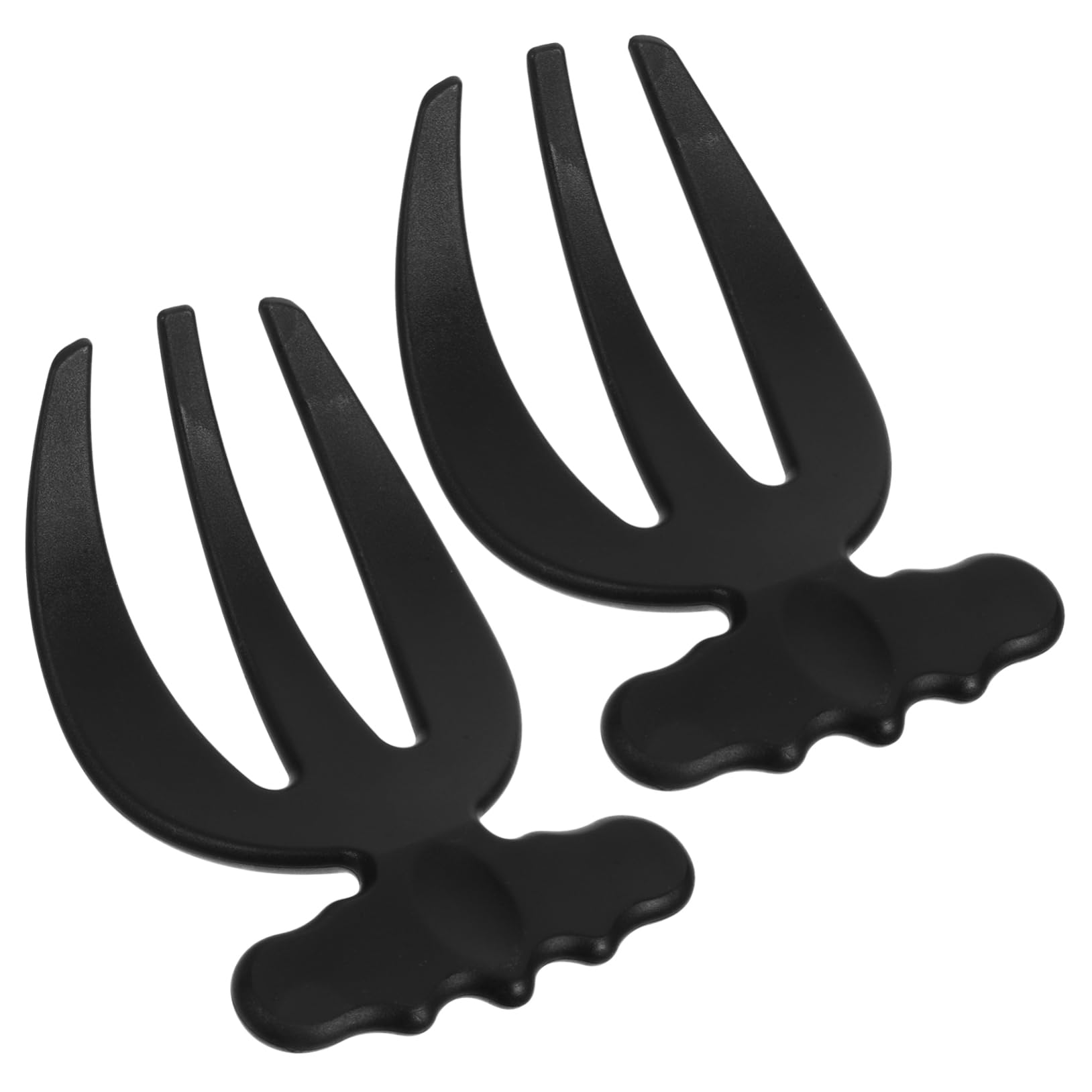 CONGARTENO 2pcs Salad Fork Claws Salad Mixing Tongs Pasta Hands Serving Salad Tool Tossing Serving Salad Spaghetti Spoon Salad To-s-se-r Salad Tossing Fork Pasta Forks Fork Plastic Black