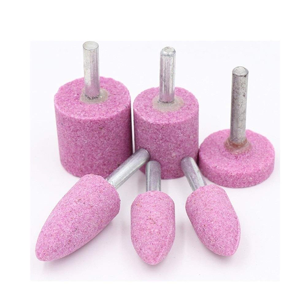 Polier- und Schleifkopf Rotierendes Werkzeug Rad Kopf polierte, Metall, Holz Werkzeug, rechtwinklig Rad mit 16 mm Griff (Color : White, Size : 30mm)
