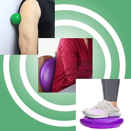 Miniatura 6 de Cojín tambaleante, disco de equilibrio, asiento de meneo, almohadillas de equilibrio para terapia física, disco de estabilidad, tabla tambaleante