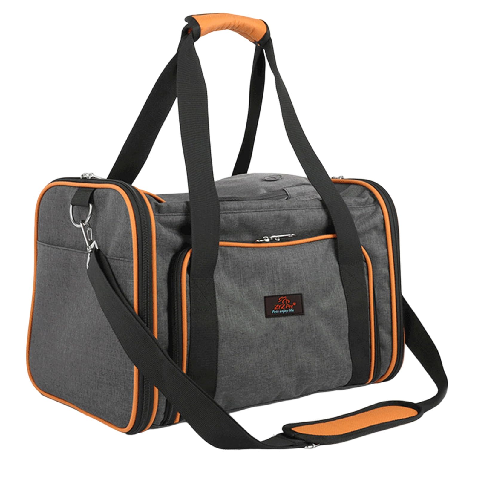 Grande borsa espandibile, per gatti, per passeggiate con animali domestici, viaggi all'aperto, visite turistiche, design da viaggio, trasportini traspiranti per animali domestici