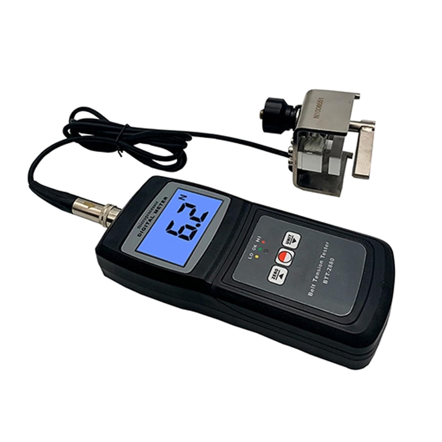 Medidor De Tensión De Correa 0-750n, Comprobador De Tensión De Correa Preciso ±5% con Pantalla LCD para Una Medición Precisa, Ideal para El Mantenimiento Y La Configuración De Correas.
