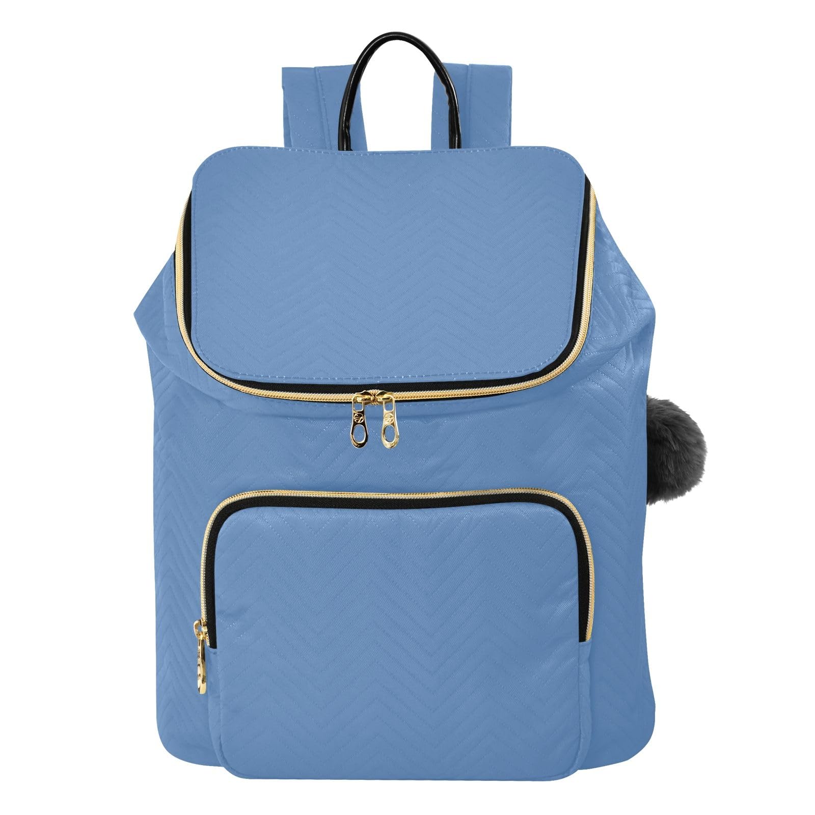 Mochila de mujer antirrobo azul que protege tus pertenencias 8