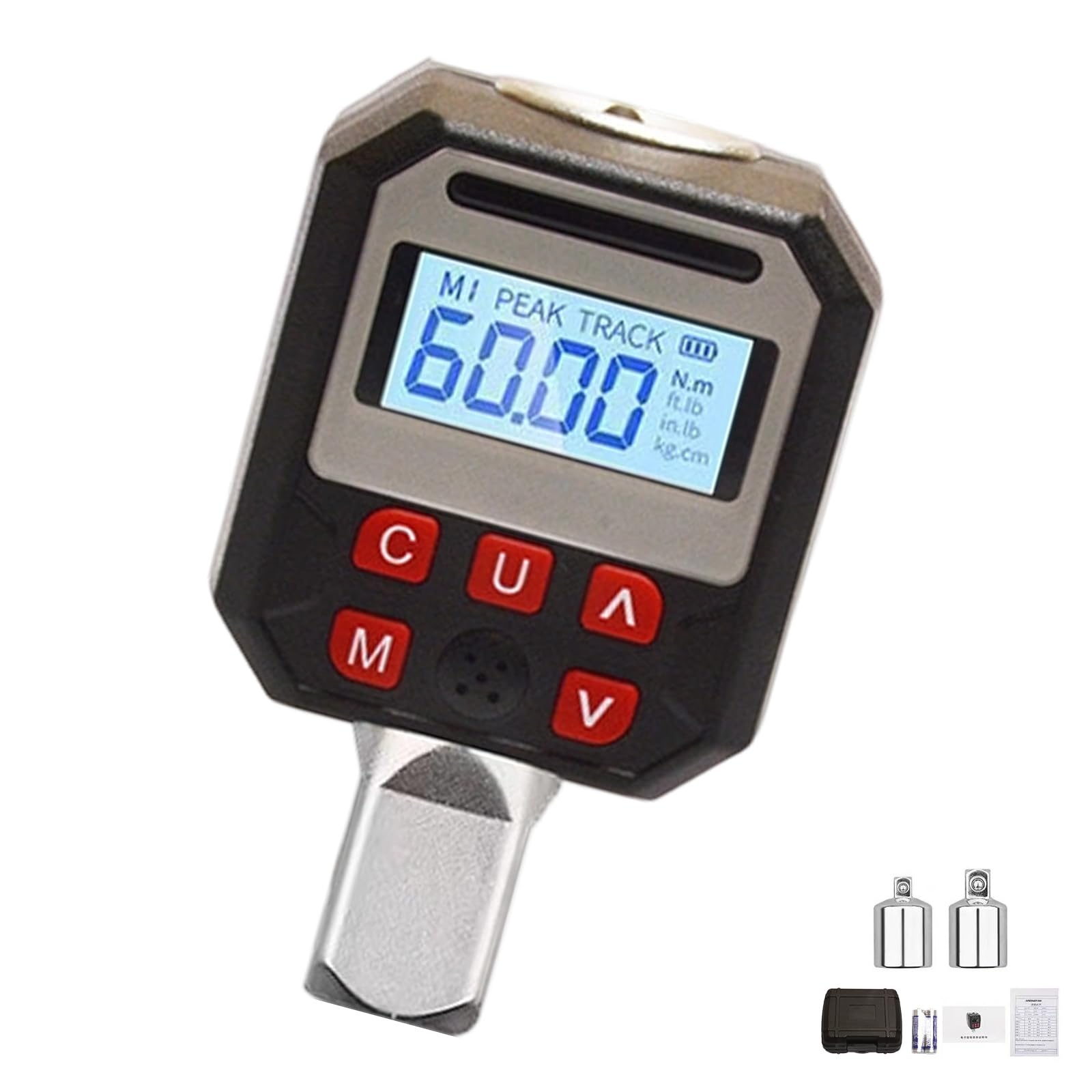 of 6 Digital Torque Gauge with Chrome Steel Construction and Lightweight Design for Mobile Maintenance and Electronic Work Industrial Moment Measuring Instrument