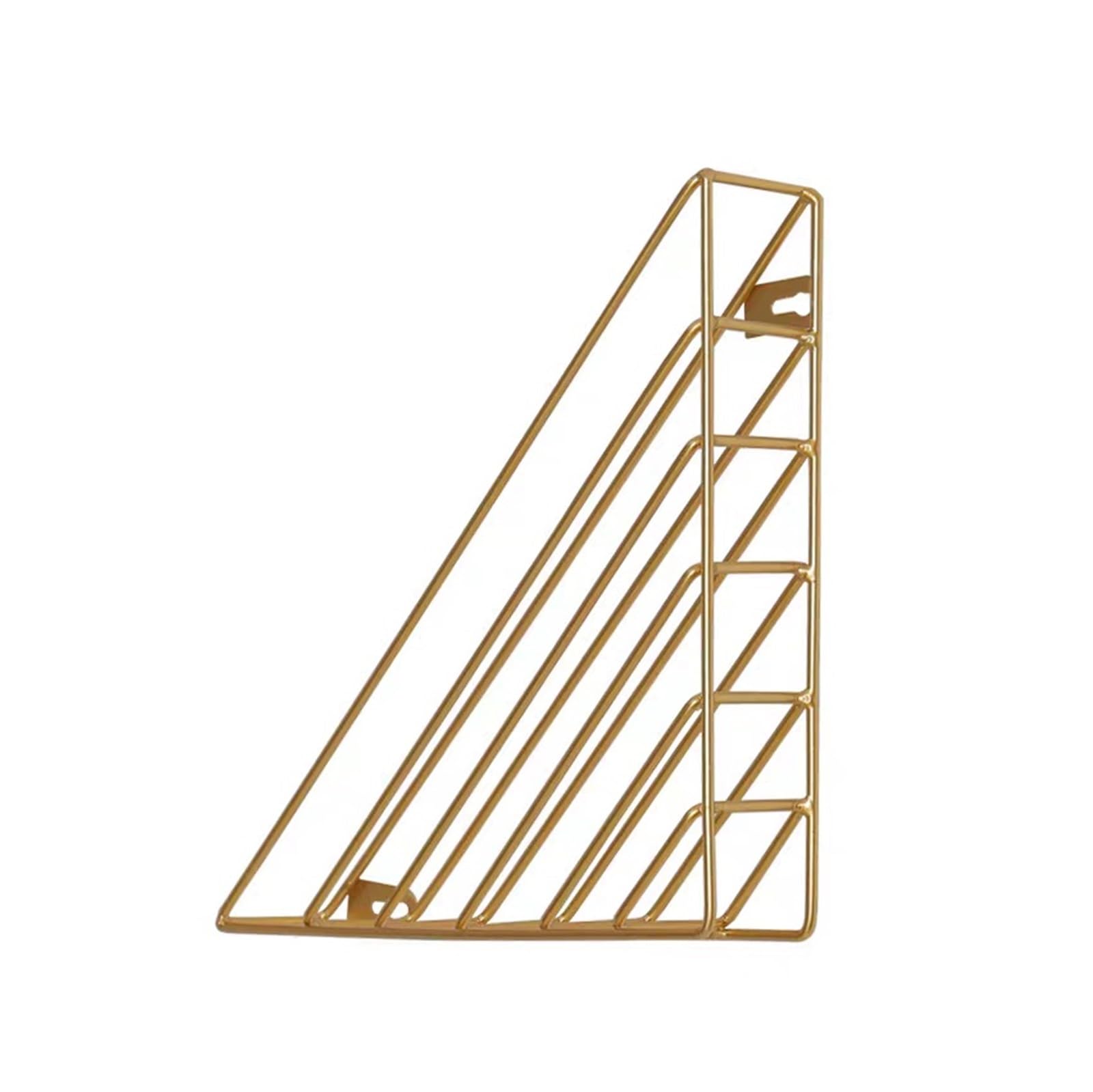 ZAWBNREOPC magazine rack Triangle Wall Mounted Magazine Rack Simple Metal Hanging Magazine Holder for Home Office Living Room