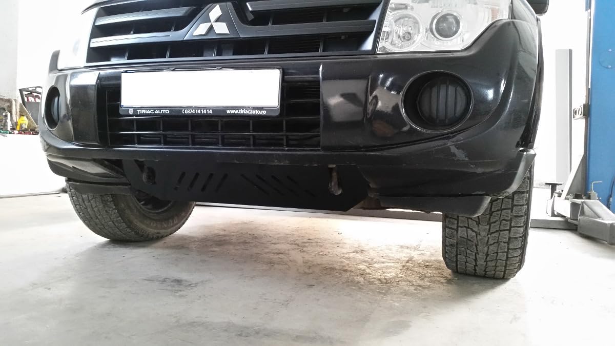 Protección metálica bajo motor compatible con Mitsubishi Pajero 4 (V80, V90) - (2007-2021)