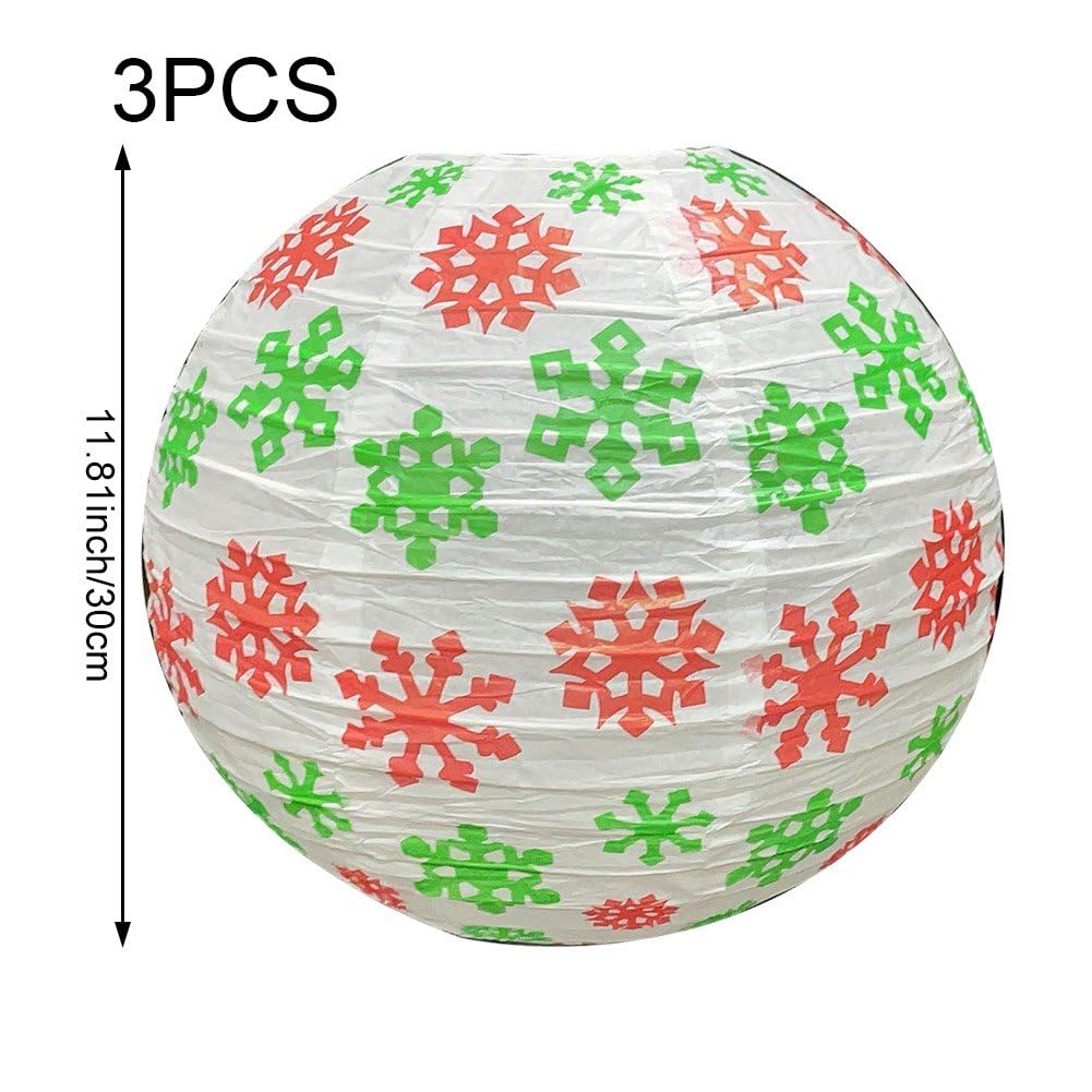 クリスマス提灯 Amazon.co.jp: クリスマス提灯 紙提灯 漫画 プリント スノーフレーク