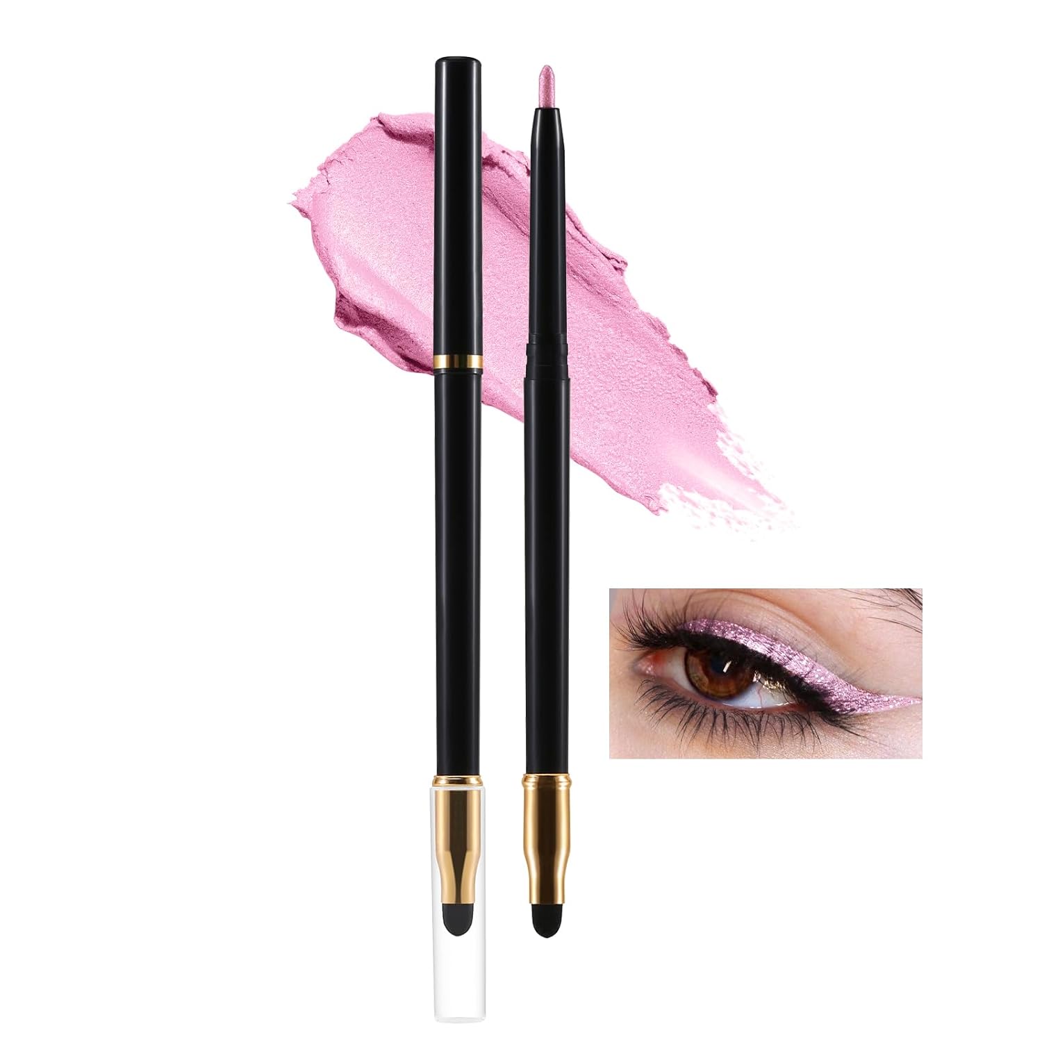 Boobeen Eye Liner Gel Pencil, Waterproof Highly Pigmented