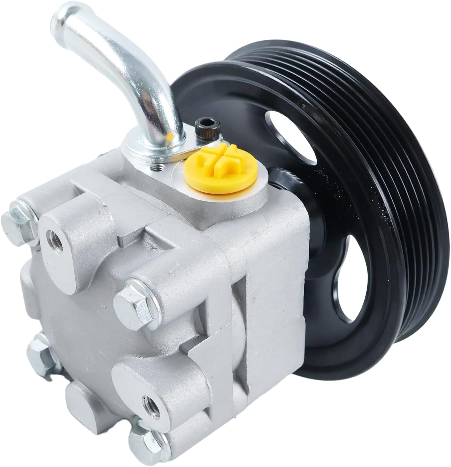 Power Steering Pump 49110-1AA0A with Pulley Compatible with Nissan Teana J32 VQ35 VQ25 Z51 2007-2012 Altima 2009-2014 Maxima Murano