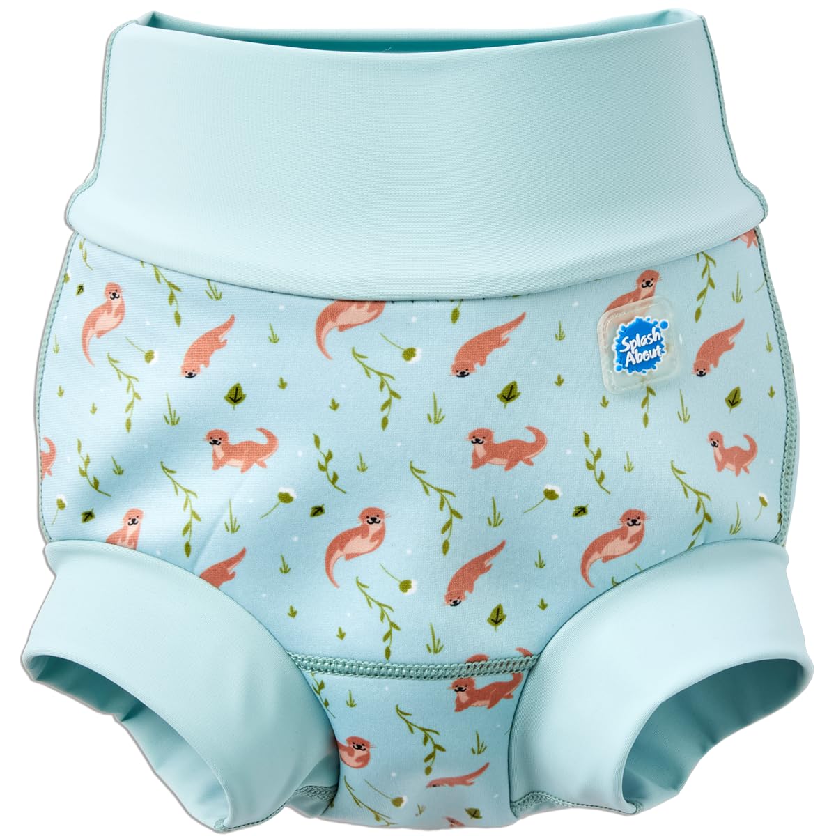 Splash About Happy Nappy Duo Reuseable Swim Nappy for Babies and Toddlers (Playful Otters, 3-4 Years)