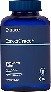 Trace Minerals ConcenTrace Trace Minerals Tablets - Daily Supplement for Overall Wellness - Natural Energy, Bone Strength, Healthy Connective Tissue & Immune System Support - 300 Count (100 Servings)