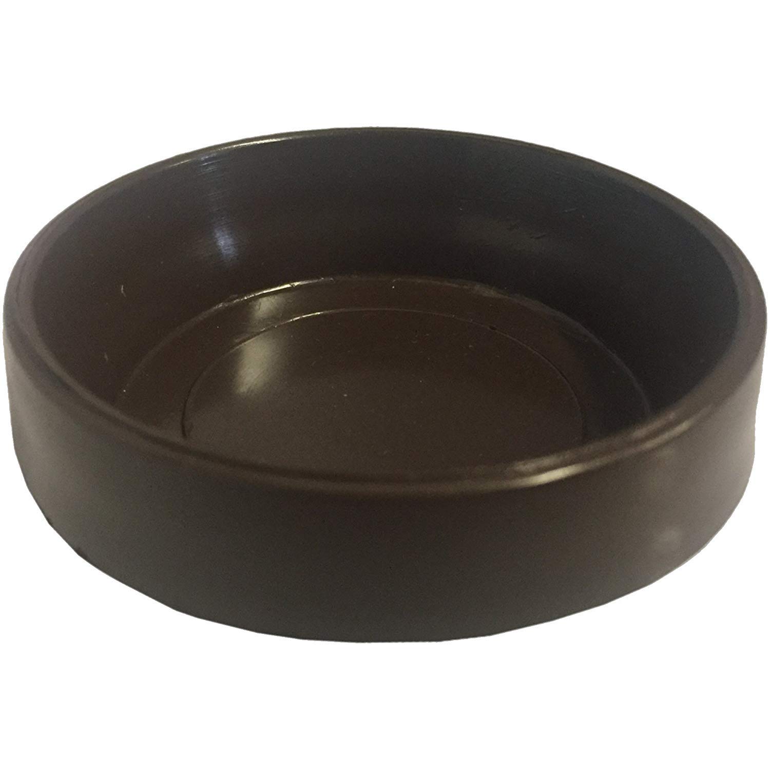 Fort Fasteners Brown Castor Cups, Large Od 65Mm (2.5/8 Inch) Midi 2 Castor Cups