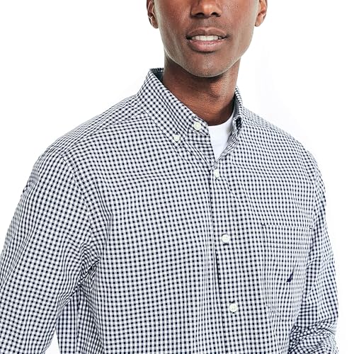 Nautica Men's Sustainably Crafted Gingham Plaid Shirt3