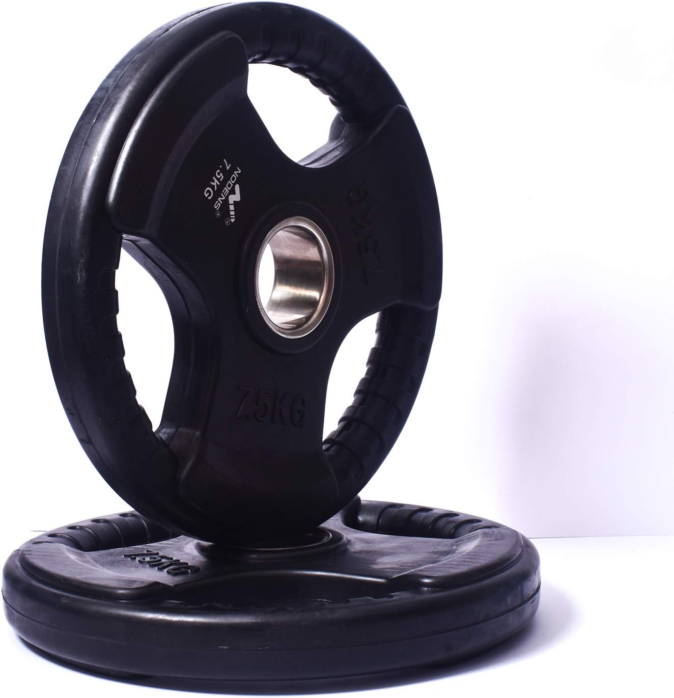 NODENS Star Series Olympic Plate Weights, Olympic Plate Sets 51 MM Hole Weight Sets, Olympic Grip Plat Weight Plates, Rubber Grip Olympic Plate Weights (Pack of 2) 1 Pair.