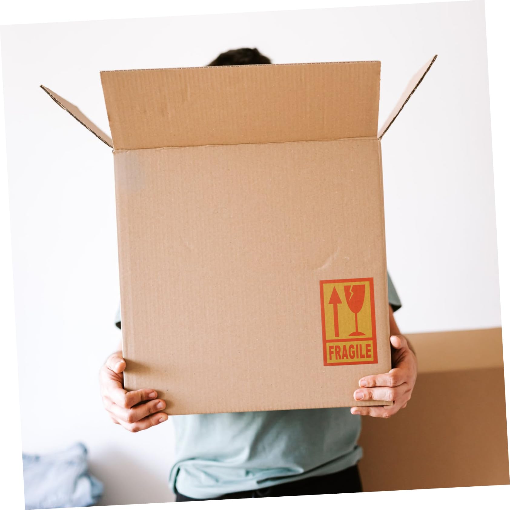 ERINGOGO Fragile Stickers 500 Pack Handle Care Labels Warning Decals Packing Stickers Easy to Use