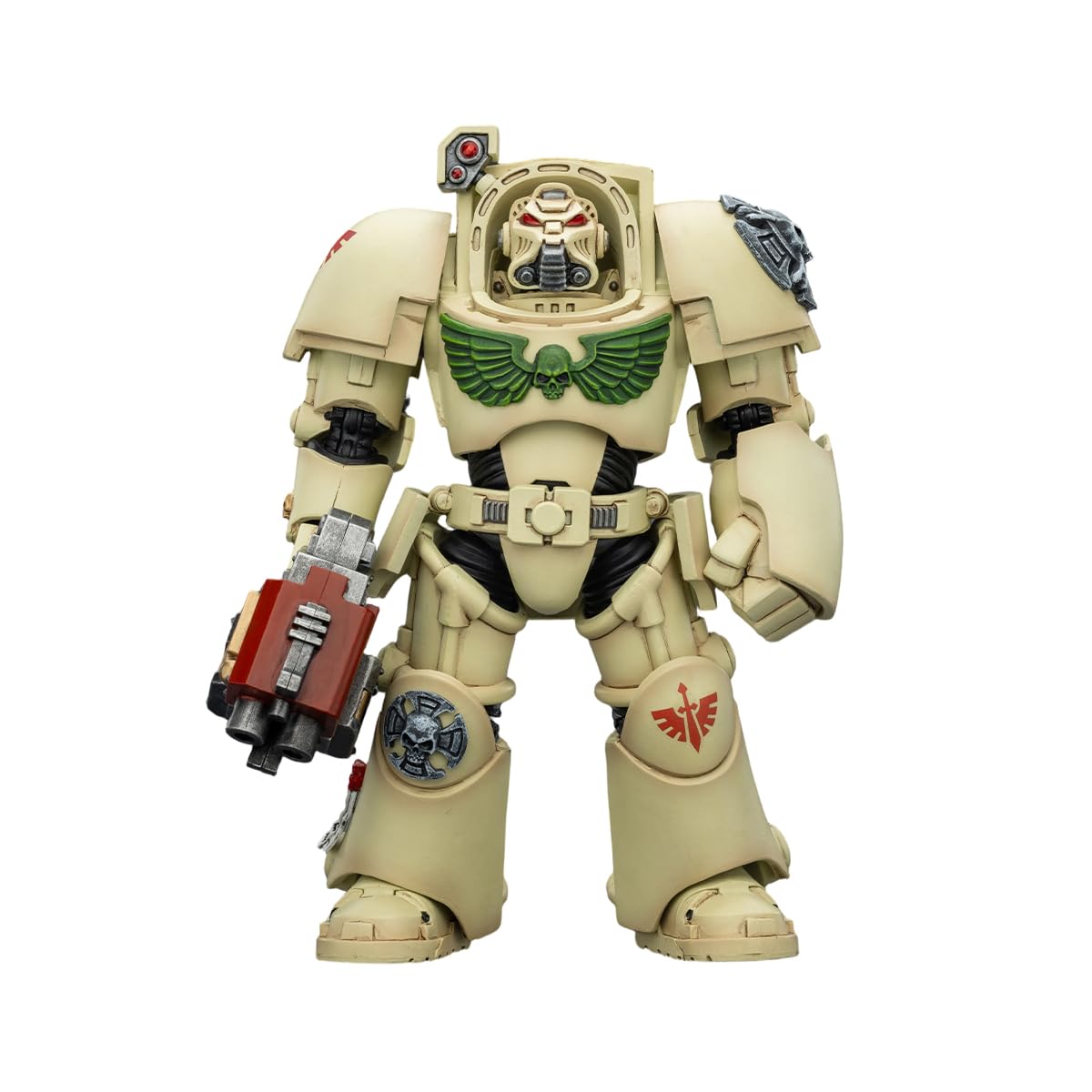 JOYTOY Action Figures Warhammer 40K Terminator Squad 1/18 Movable Model Collectible Figurine Ages 15+ (Dark Angels Deathwing Terminator Squad - Set of 3) - 5