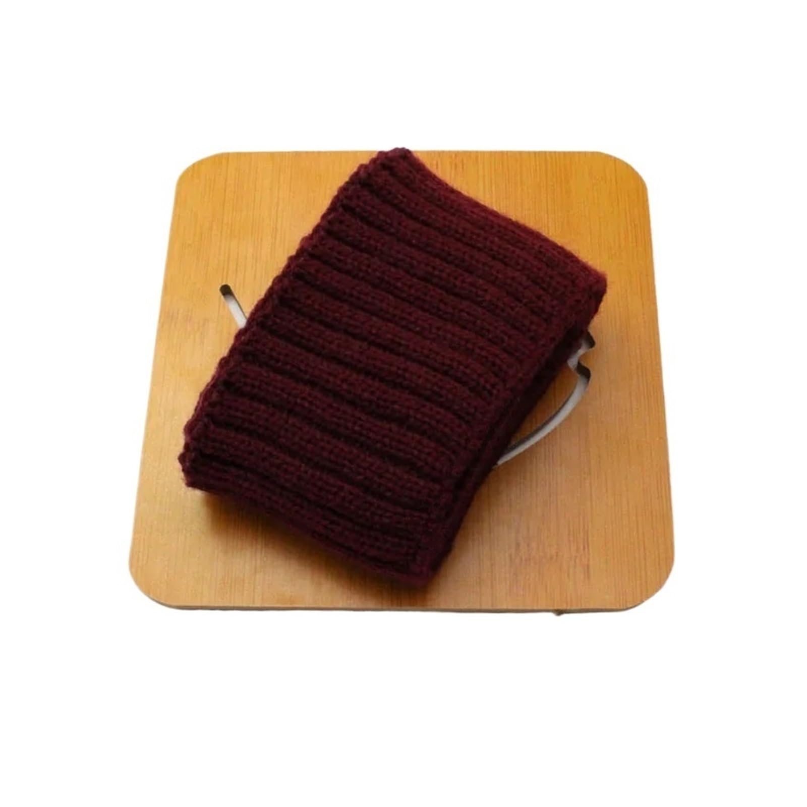 Ribbed Knit Cuff 7x75cm 1Pcs Rib Knit Fabric Making Cuffs on Sleeves Stretchy Sewing Accessories for Sweatshirt Bottom Collar(Burgundy)