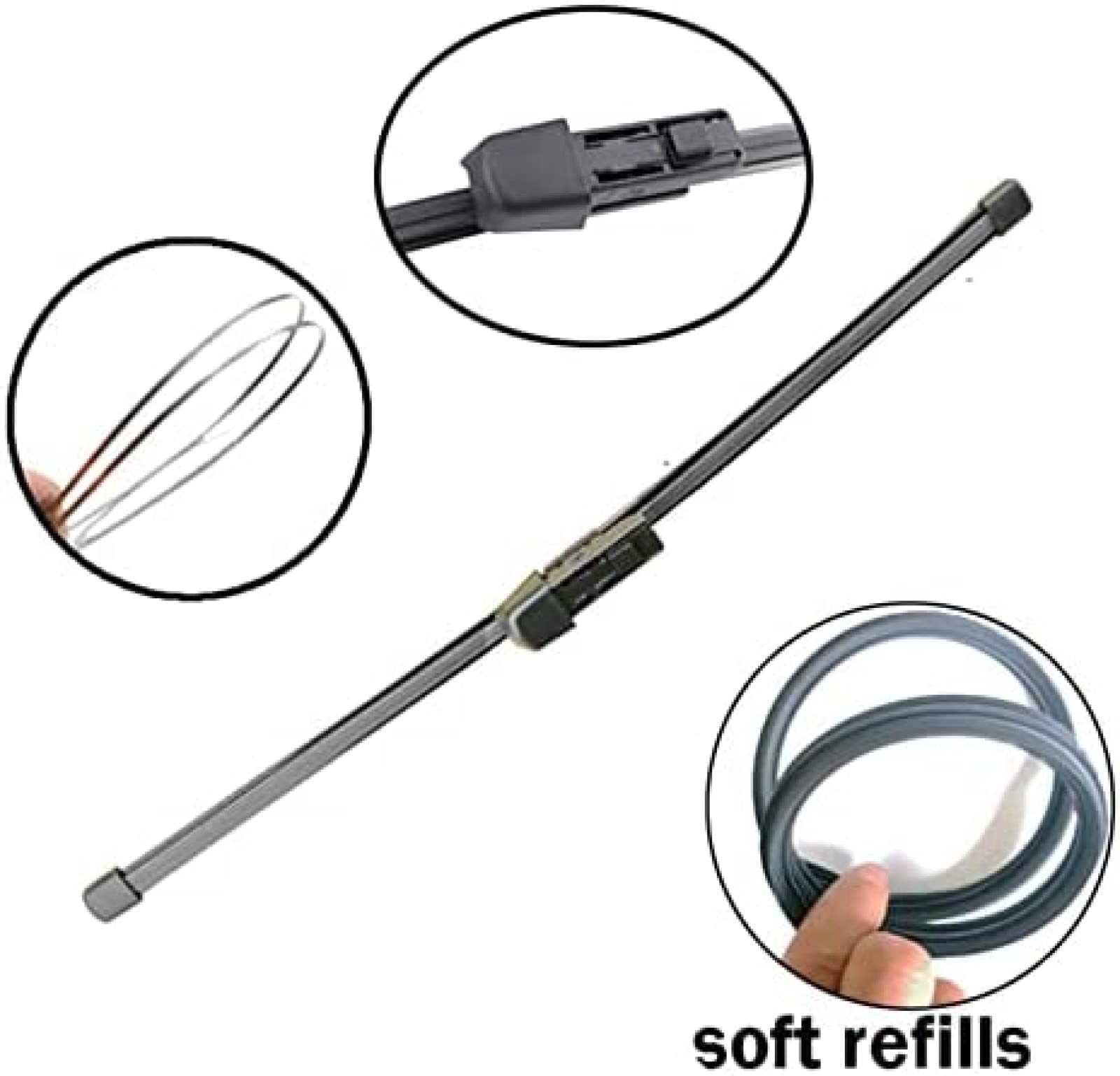RECAMBO Tergicristallo Posteriore Per Seat Leon ST (Tipo 5F8, 2013-2020) - 325mm, Qualità Tedesca - 2