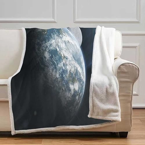 Miniatura 9 de Cobijas Calientes para Invierno - Póster de ilustración retro con diseño de letras inspiradoras, manta de campamento, suave y acogedora para