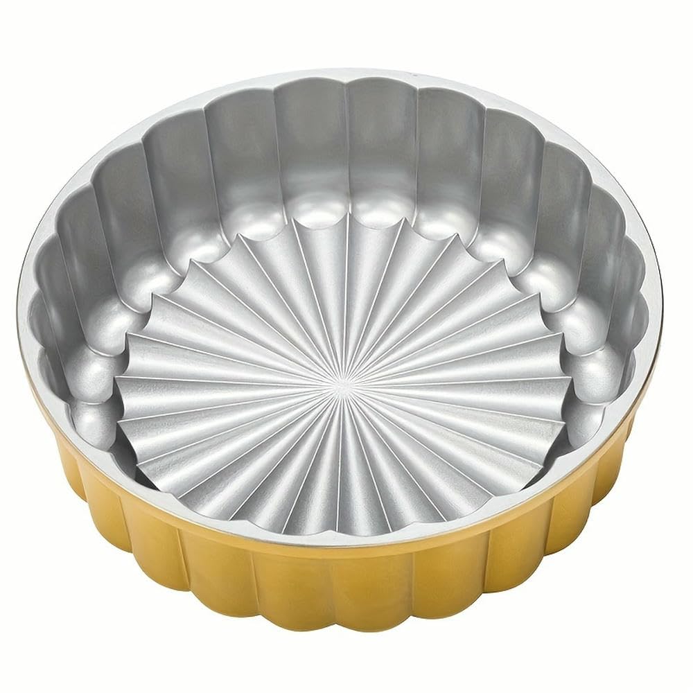 NYSDM 9,5-calowa forma do ciasta Charlotte - nieprzywierająca aluminiowa forma do pieczenia sernika, ciasta czekoladowego, ciasta truskawkowego i ciasta brownie