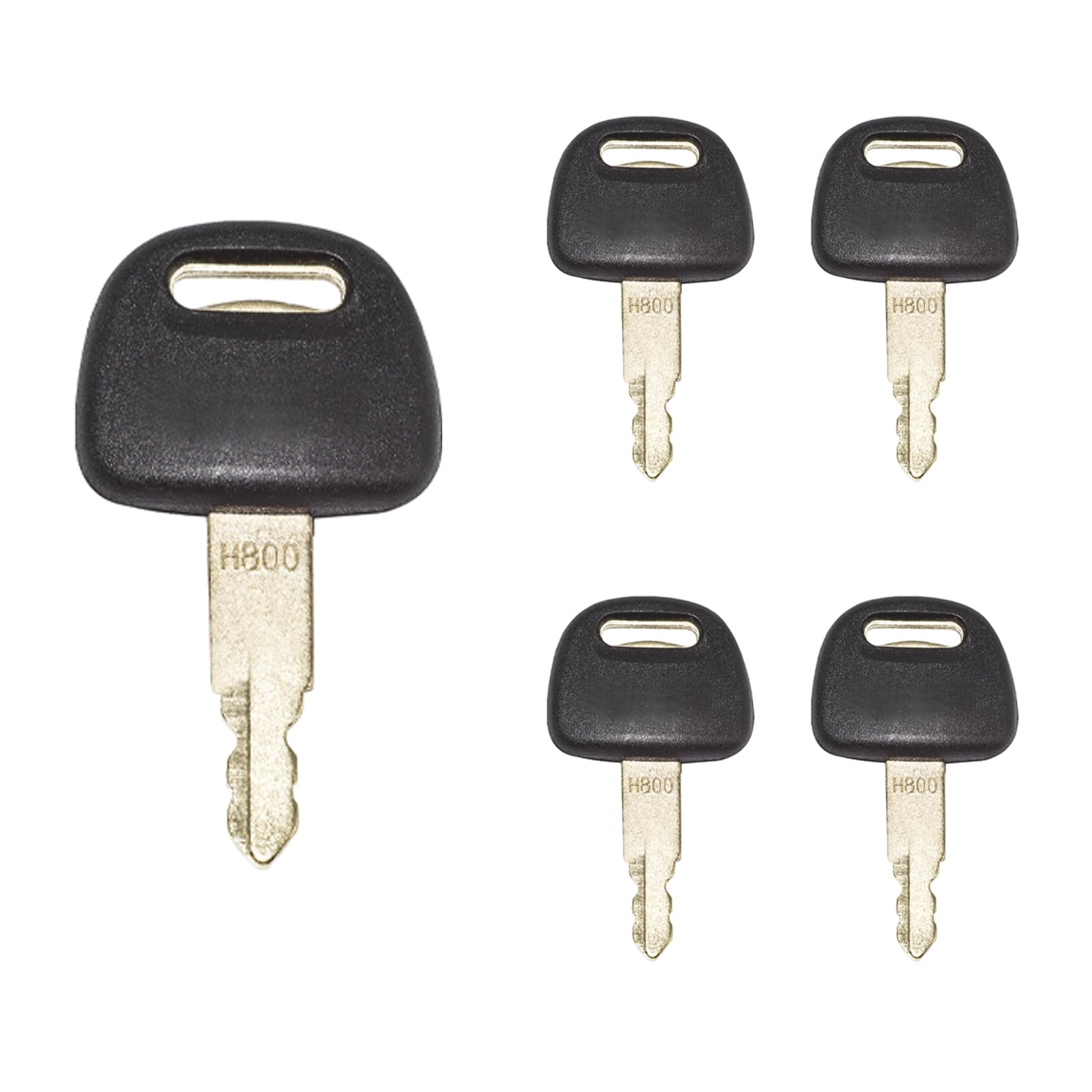 5 PCS Excavator Ignition starter key H800, suitable for Hitachi