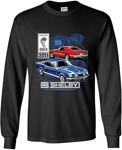 Miniatura 1 de Ford Mustang Shelby GT500 Camiseta de manga larga American Classic Shelby Cobra Tee