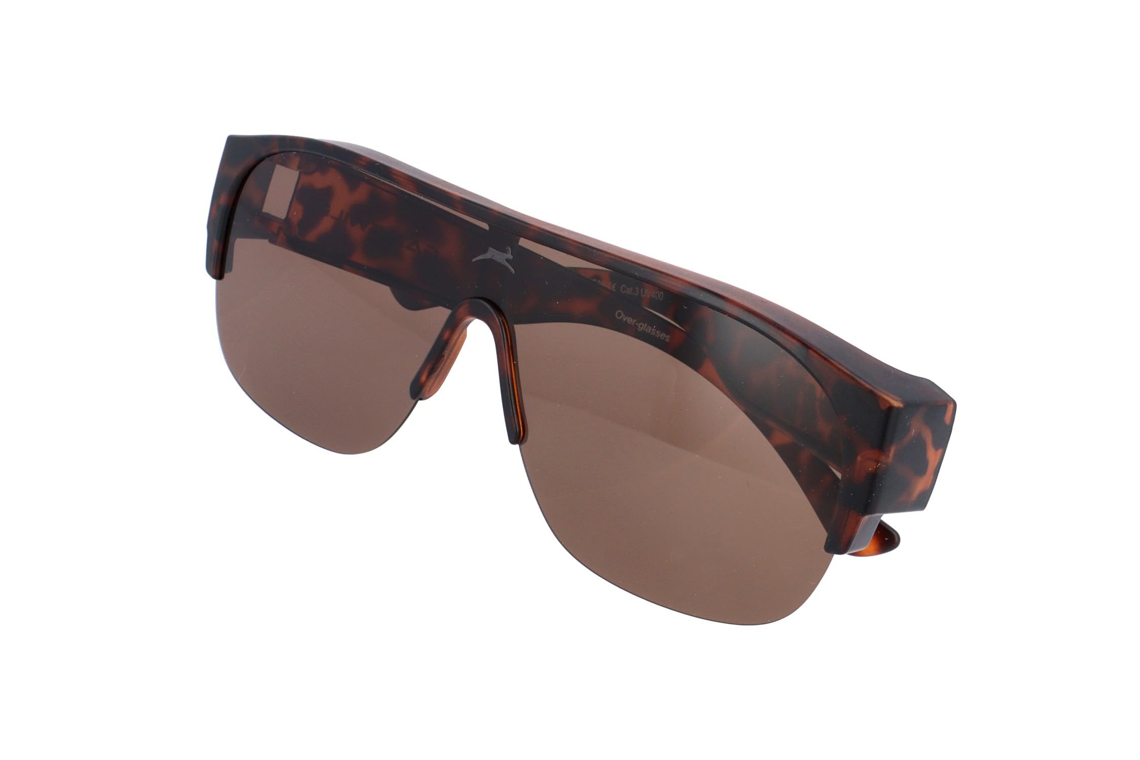 Gamswild WO7530 okulary przeciwsłoneczne, okulary sportowe, okulary z półoprawkami, dla kobiet i mężczyzn, unisex, szare, brązowe, czarno-czerwone