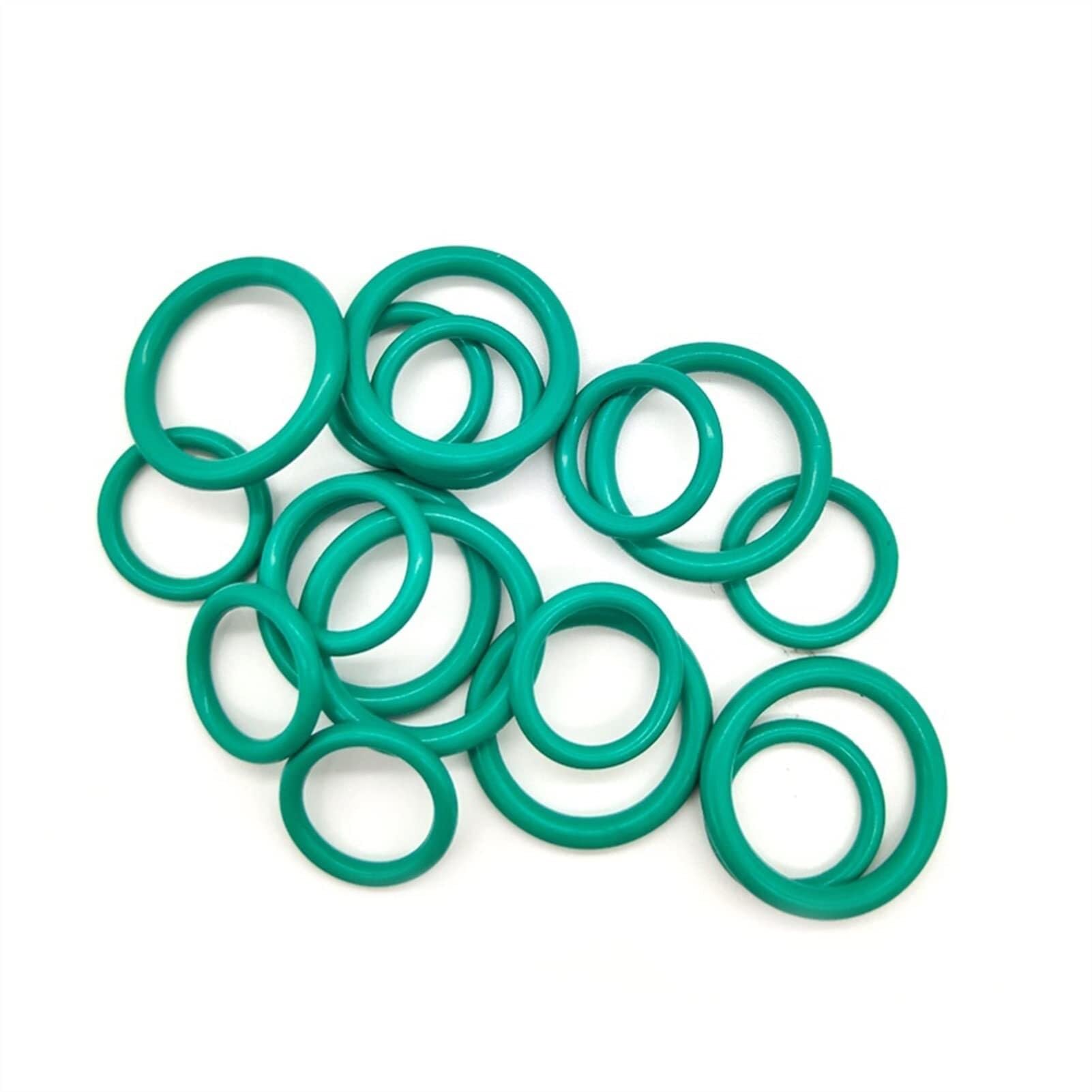 Joint d'étanchéité en Silicone vert, 5 pièces, pièces de quincaillerie, M82x7mm, rondelle en caoutchouc étanche, joint torique,Matériau Fiable