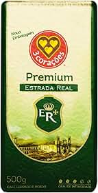 3 Corações Café Torrado e Moído Premium Estrada Real, 500G vácuo