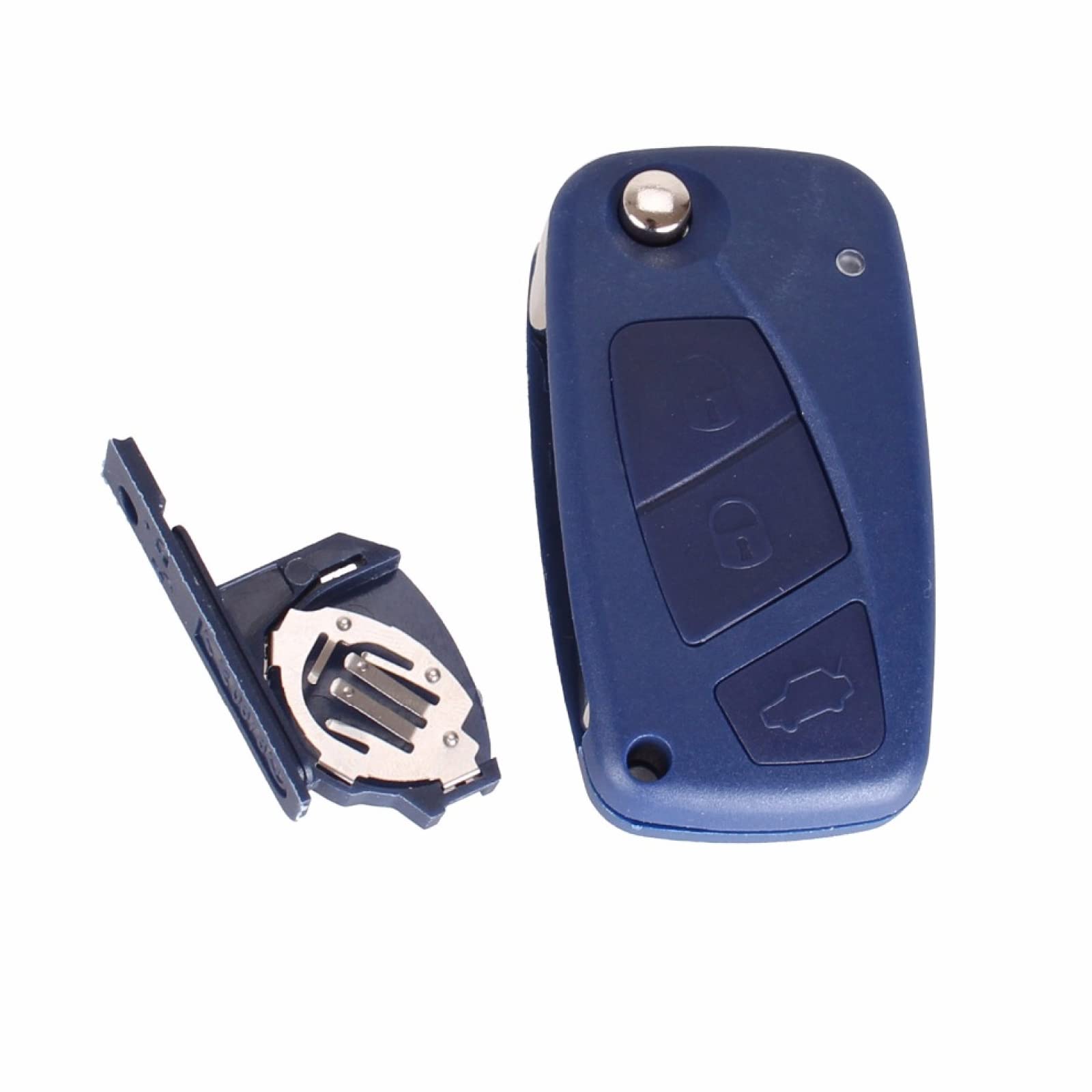 Guscio Chiave Auto Per Fiat Punto, Lancia, Citroen, Peugeot - Copricchiave Telecomando 3 Tasti Nero