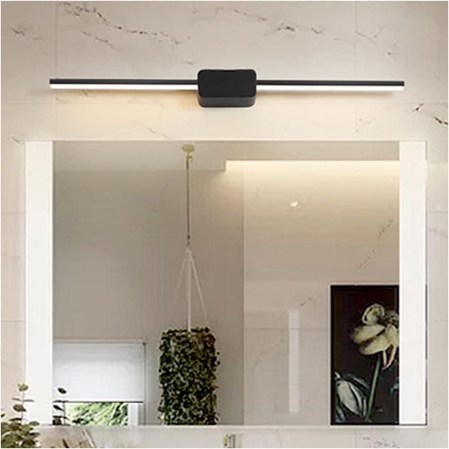 Miroir lumière avant de salle de bain pour illuminer votre rituel beauté du matin 80cm