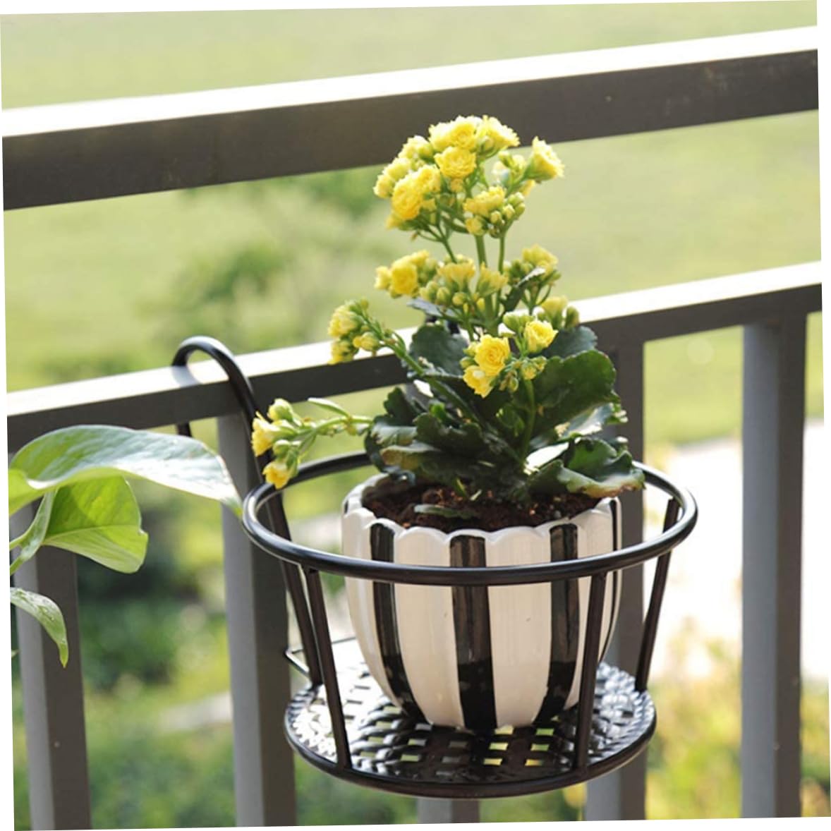 Portavasi da fiori Portavasi da fiori Balcone Ringhiera del balcone Vasi da appendere | portaoggetti