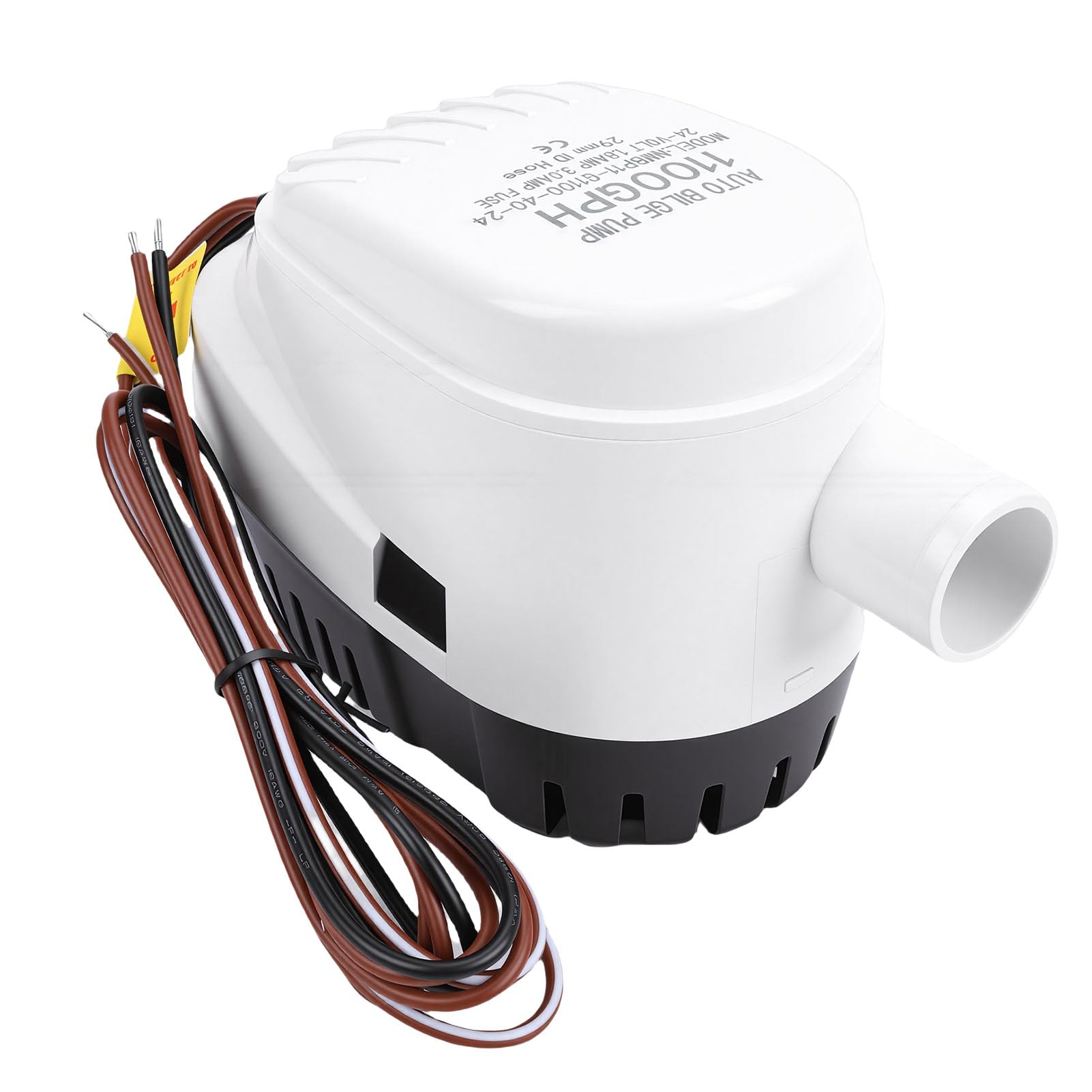 Automatyczna Pompa Zęzowa 24V, Wysokowydajna 1100GPH z Wbudowanym