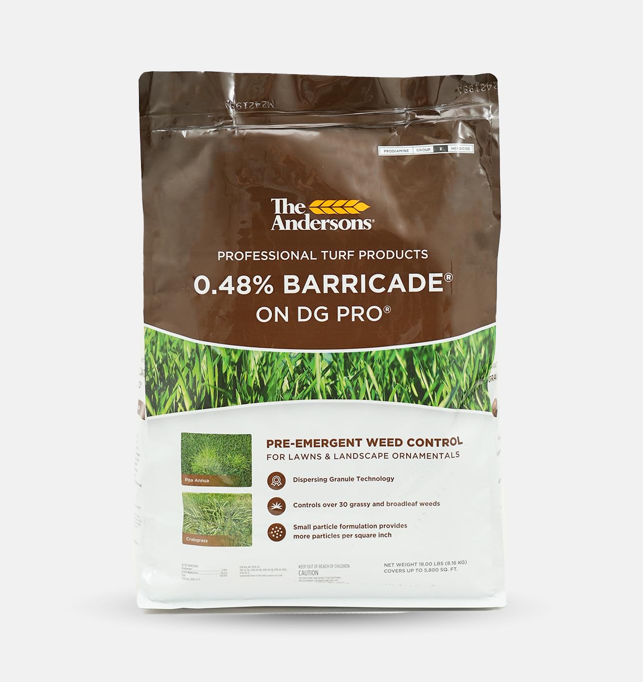 Product image of The Andersons Barricade Professional-Grade Granular Pre-Emergent Weed Control - Covers up to 5,800 sq ft (18 lb)