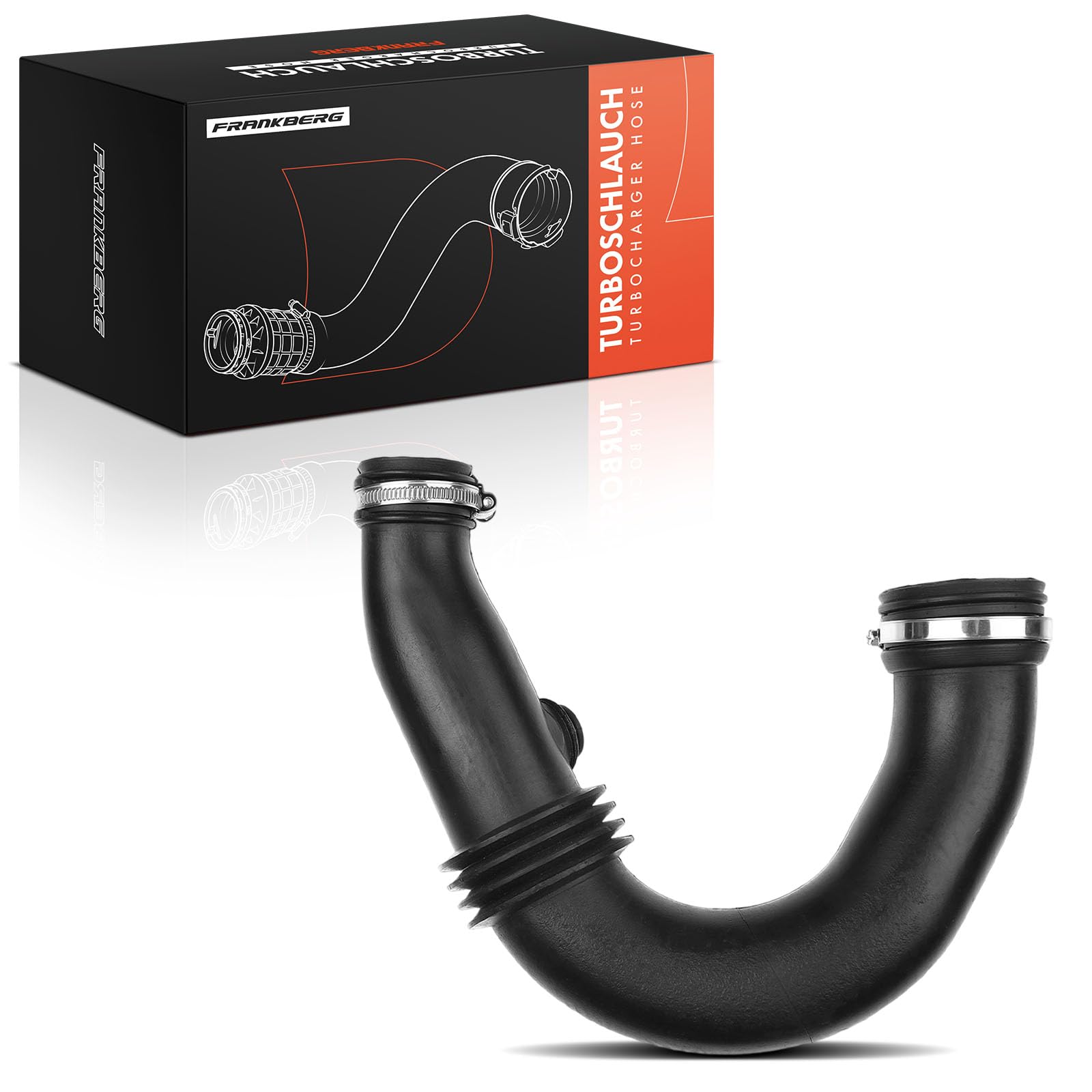 Frankberg Manguera de aire de carga Manguera Turbo Diesel Compatible con Clio III BR0/1 CR0/1 1.5L Logan LS 1.5L Clio II BB CB 1.5L Clio II Furgoneta/Compacto SB0/1/2 1.5L Kangoo KC0/1 1.5L 8200280084