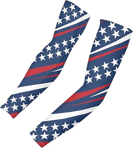 FOR U DESIGNS Paquete de 2 mangas de brazo con protección UV para conducir, ciclismo, golf, baloncesto, calentador talla M, L, XL