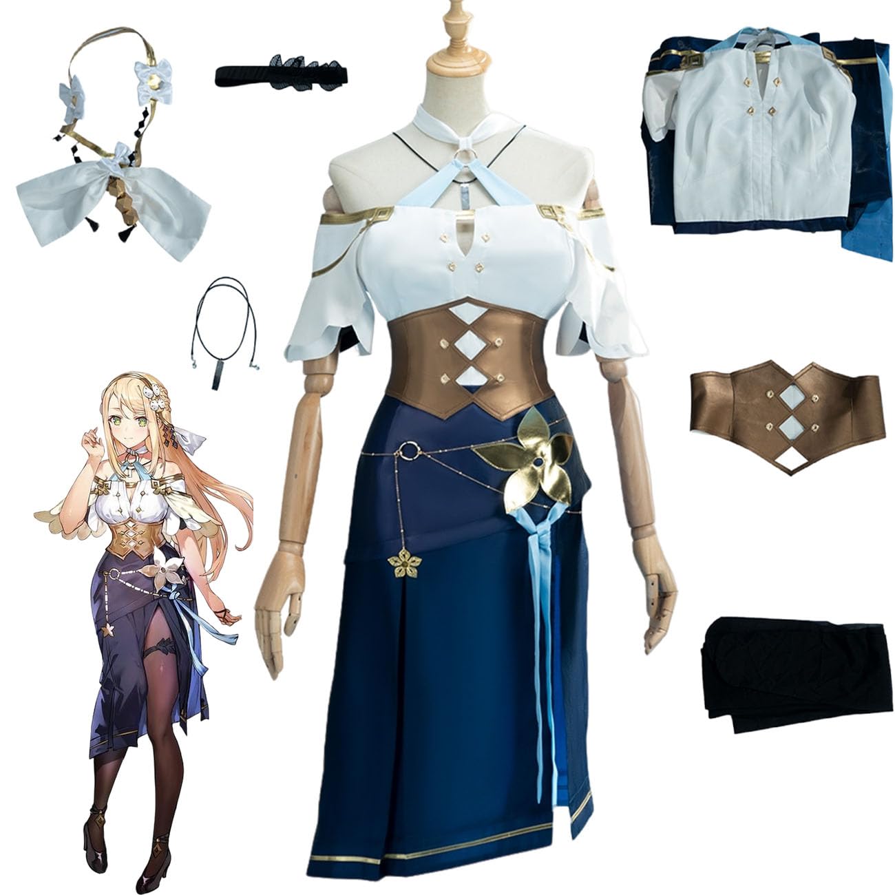 ライザ クラウディア コスプレ 衣装 Amazon.co.jp: [YUOK] ライザのアトリエ クラウディア・バレンツ