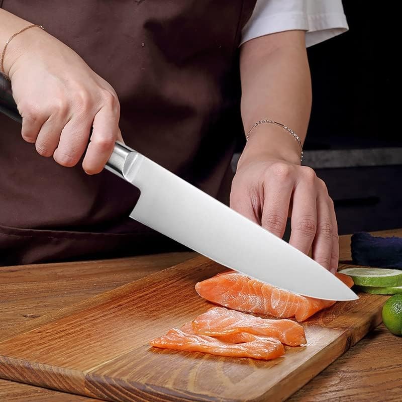 Meat Cleaver Knife, 7.5INCH Professional Japanese Kitchen Chef Knife 5Cr15Mov Stainless Steel Meat Fish Fruit Vegetables Slicer Butcher Cleaver Knife
