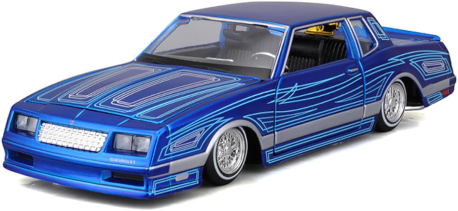 Maisto 1:24 Design 1986 Chevy Monte Carlo Lowrider, Blue