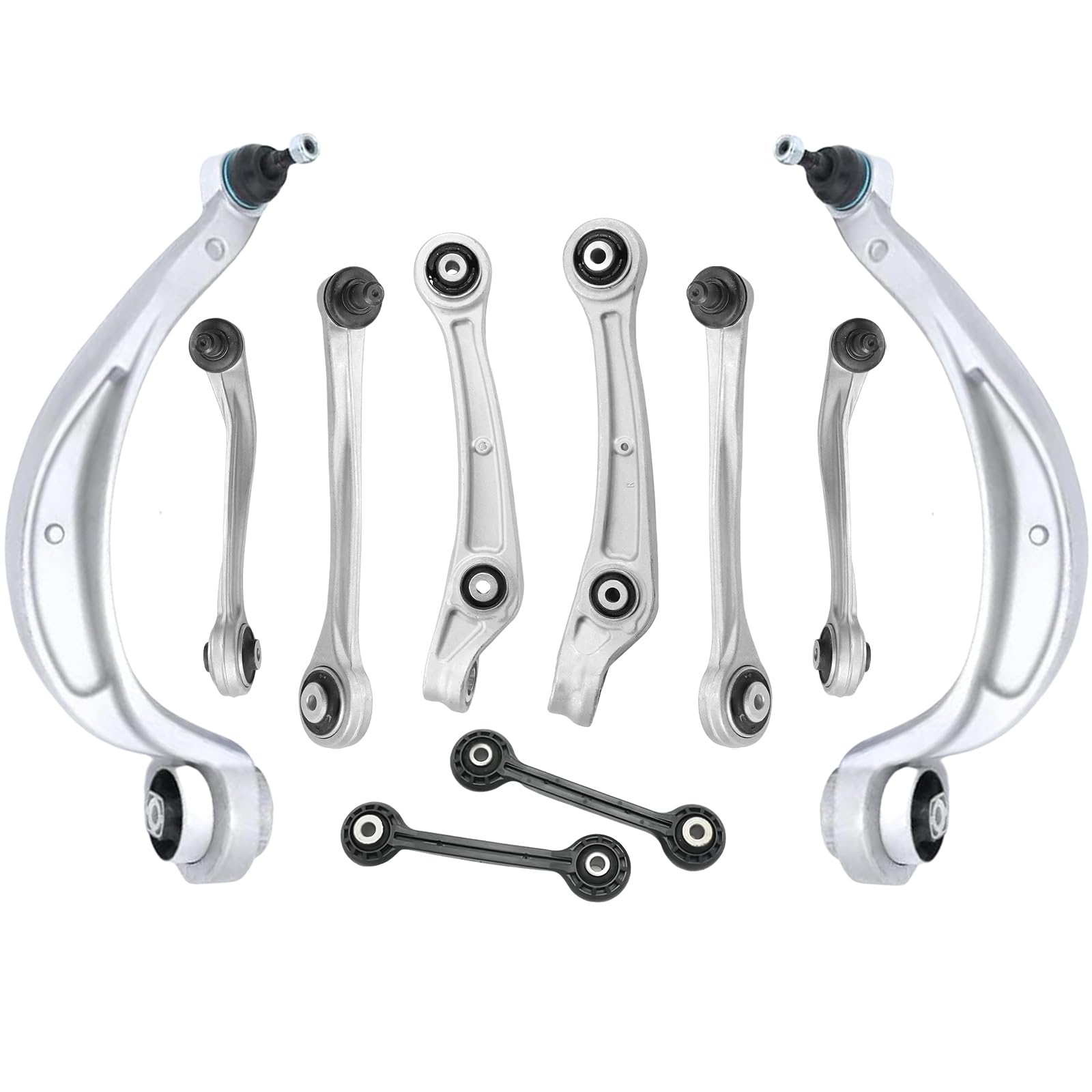 Front Lower Upper Control Arm 2009 2010 Audi A4 Quattro A5 Quattro Q5 S4 S5